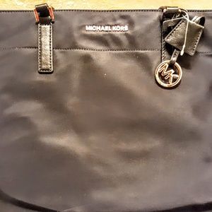 MK TOTE AND STRAPPY WEDGES